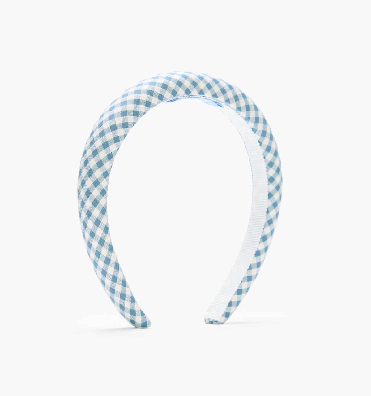 The Cleo Headband - Lagoon Gingham