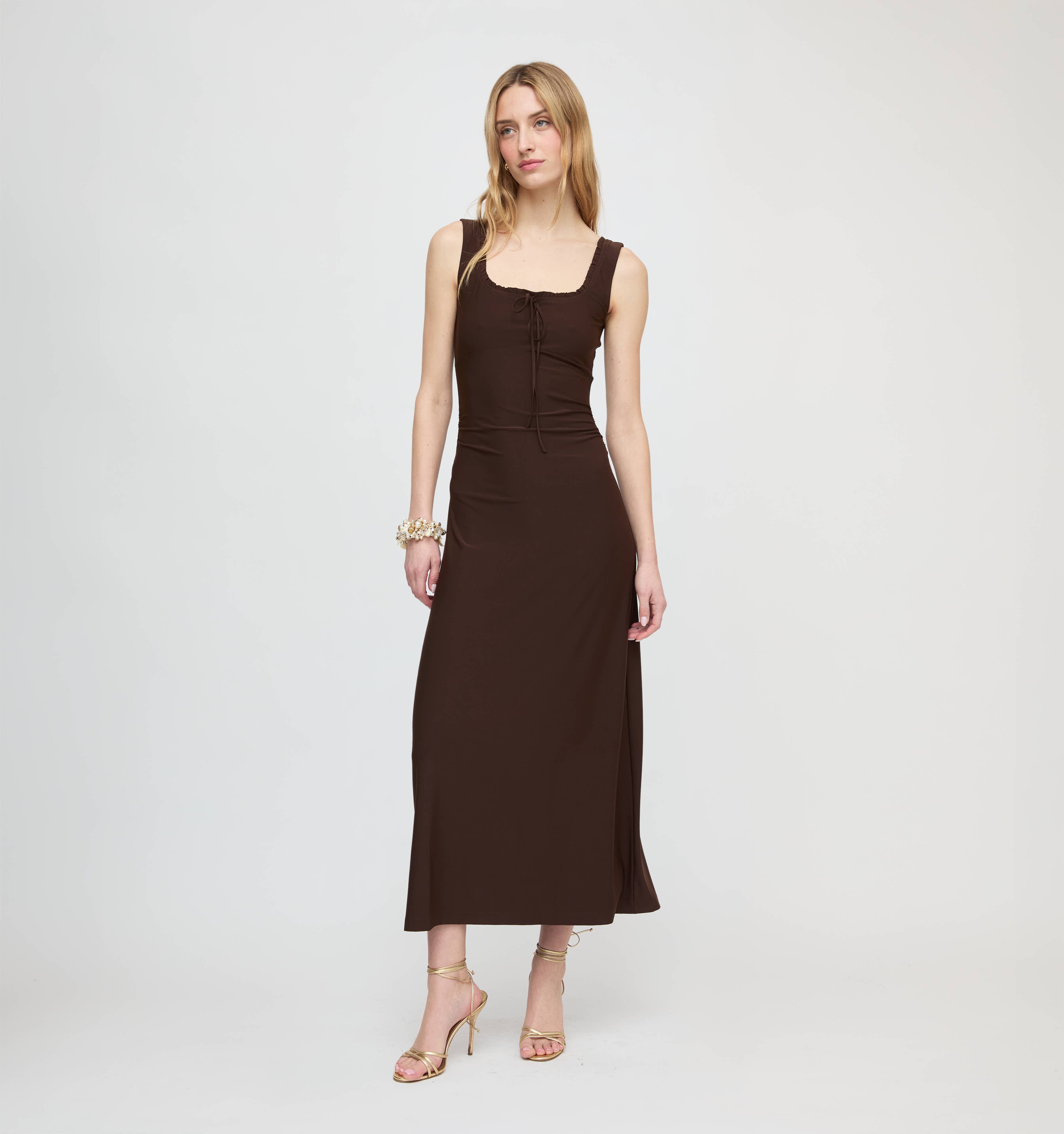 The Coraline Dress - Chocolate