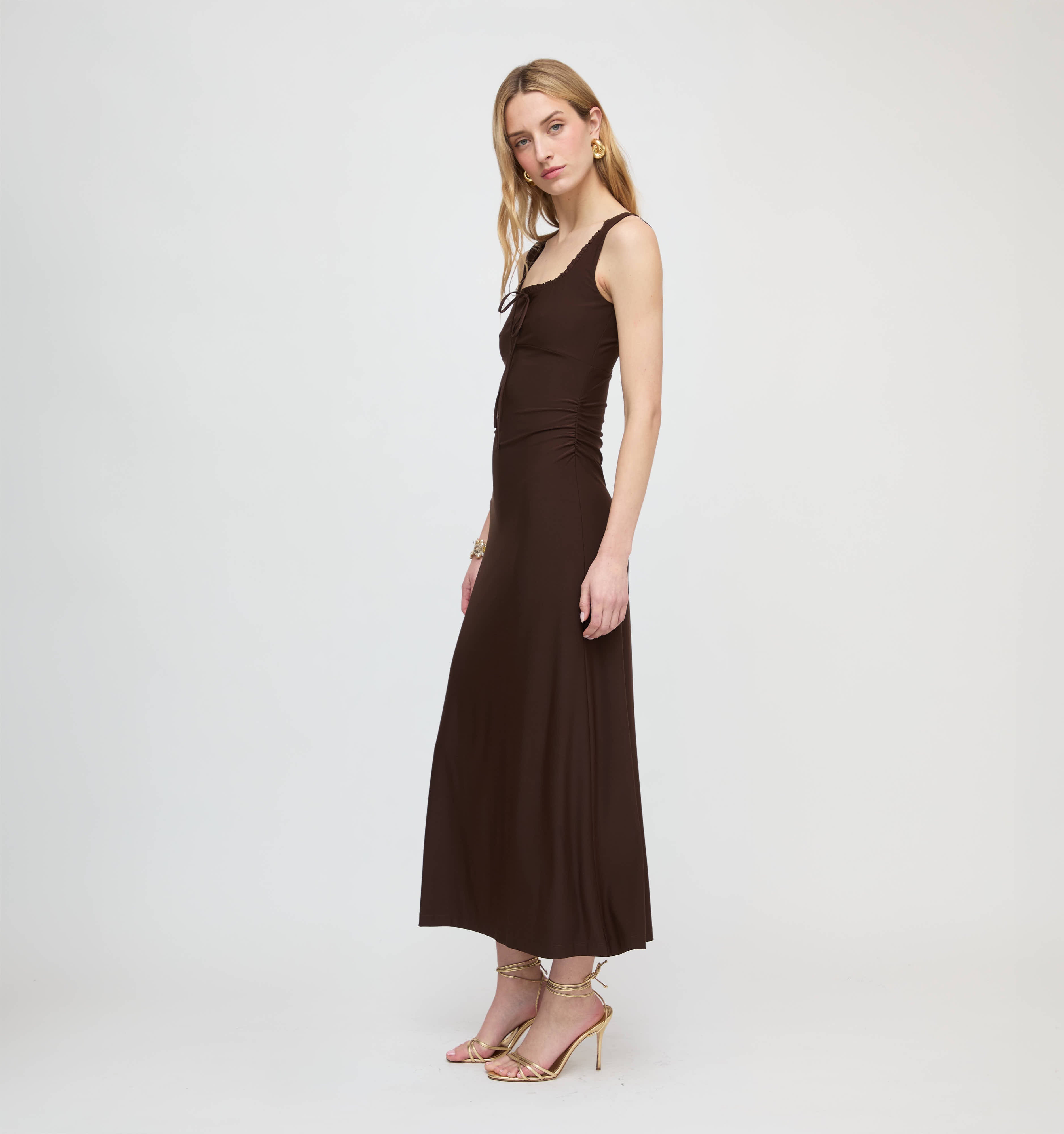 The Coraline Dress - Chocolate
