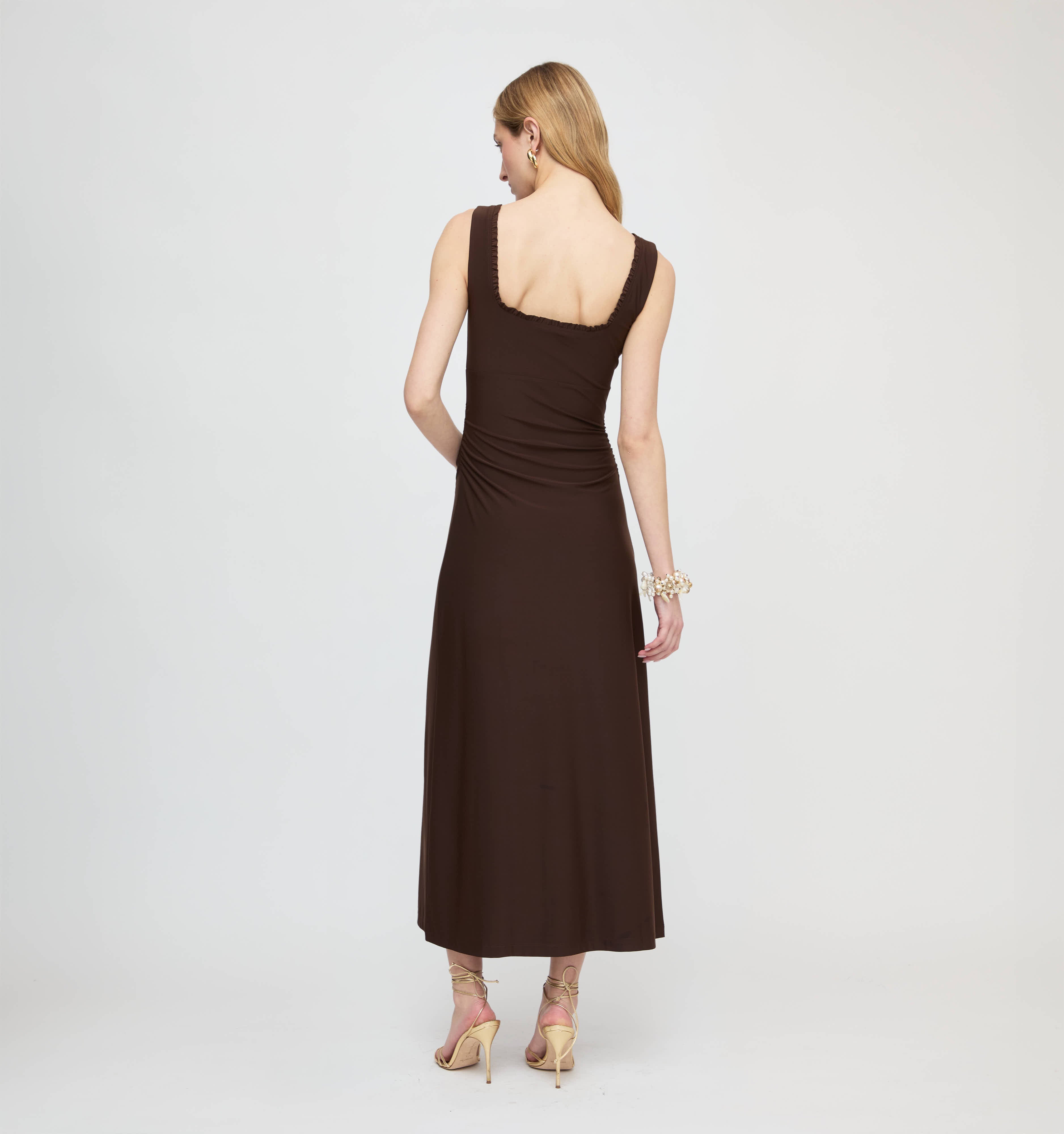 The Coraline Dress - Chocolate