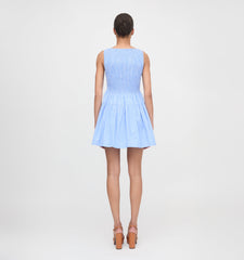 The Cosima Mini Nap Dress - Blue Stripe