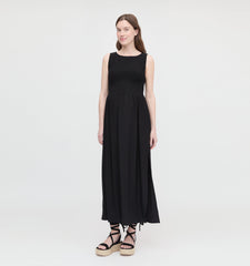 The Maternity Cosima Nap Dress - Black Jersey