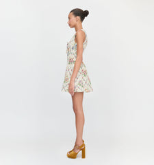 The Daria Dress - Tapestry Trellis Brocade