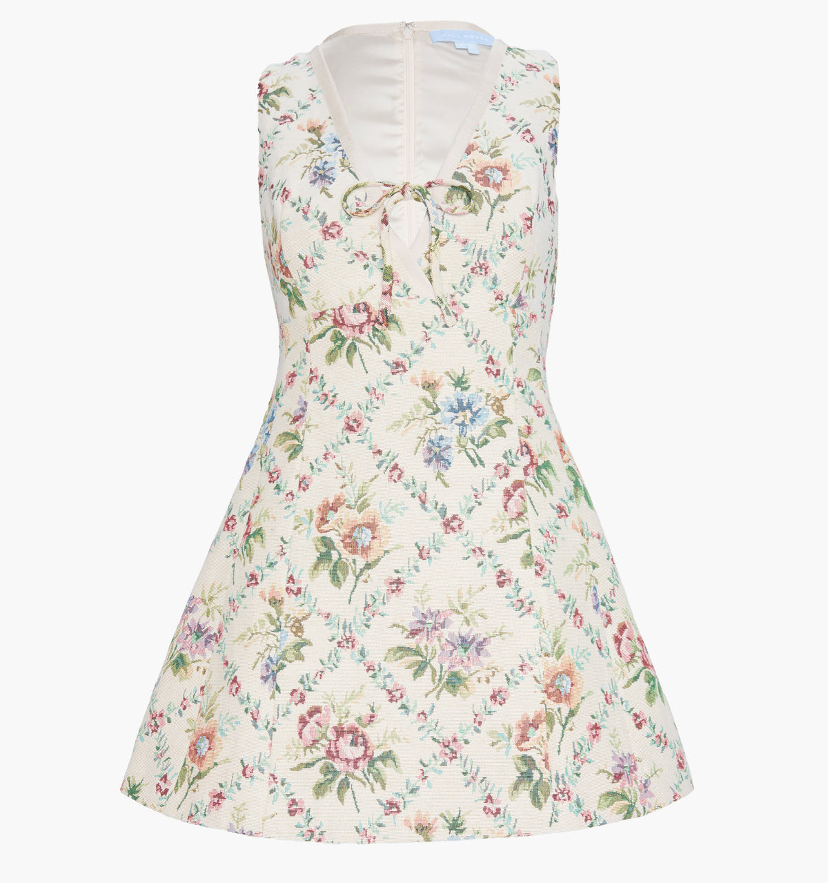 The Daria Dress - Tapestry Trellis Brocade