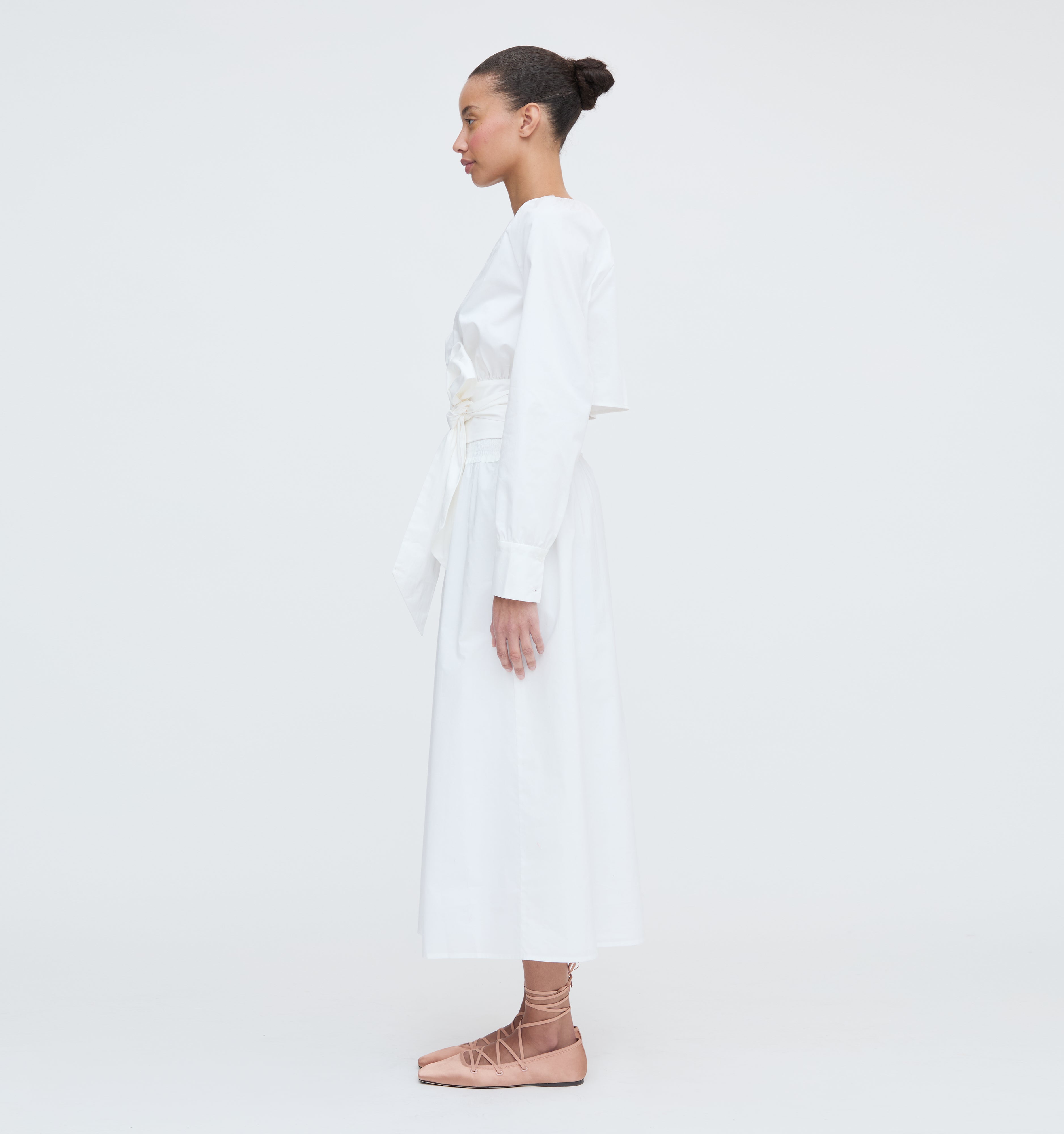 The Delphine Nap Skirt - White