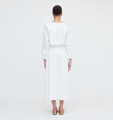 The Delphine Nap Skirt - White