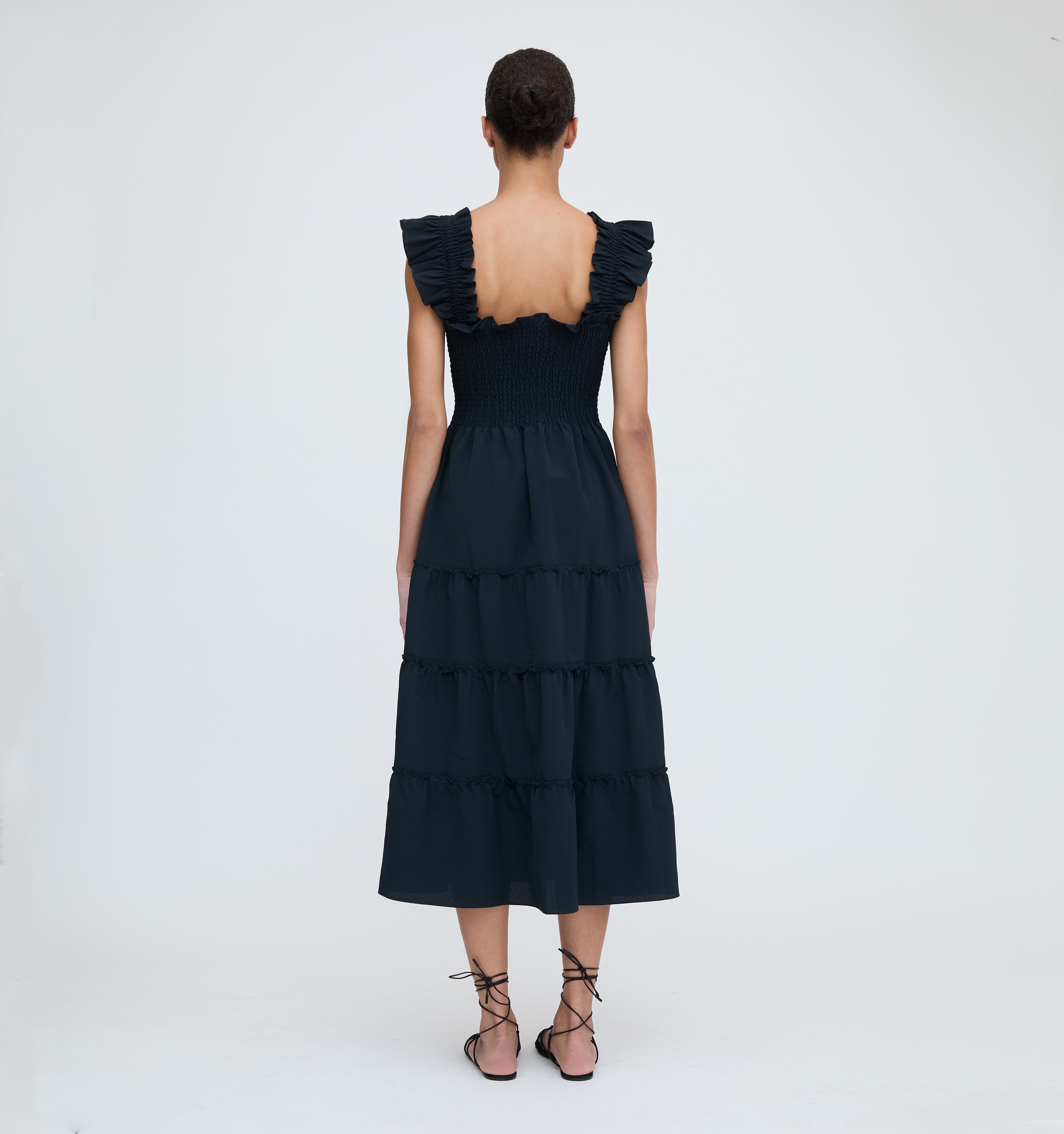 The Ellie Nap Dress - Black Crepe