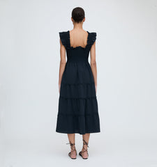 The Ellie Nap Dress - Black Crepe
