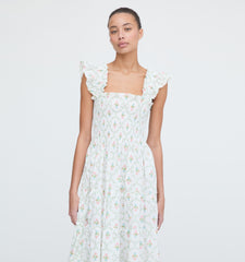 The Ellie Nap Dress - Pastel Trellis