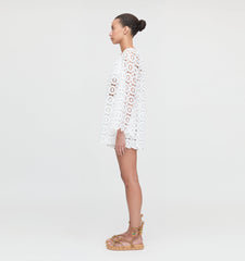 The Kaya Short - White Broderie