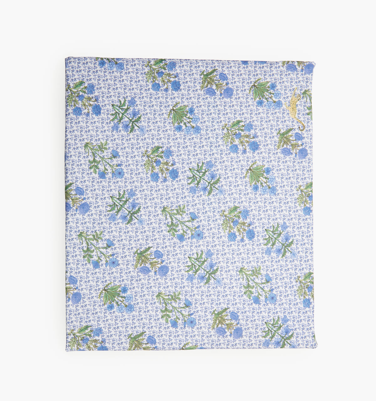 The Crib Sheet - Blue Block Print
