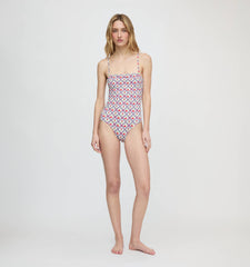 The Giana One Piece - Diamond Cherries Cherry Red