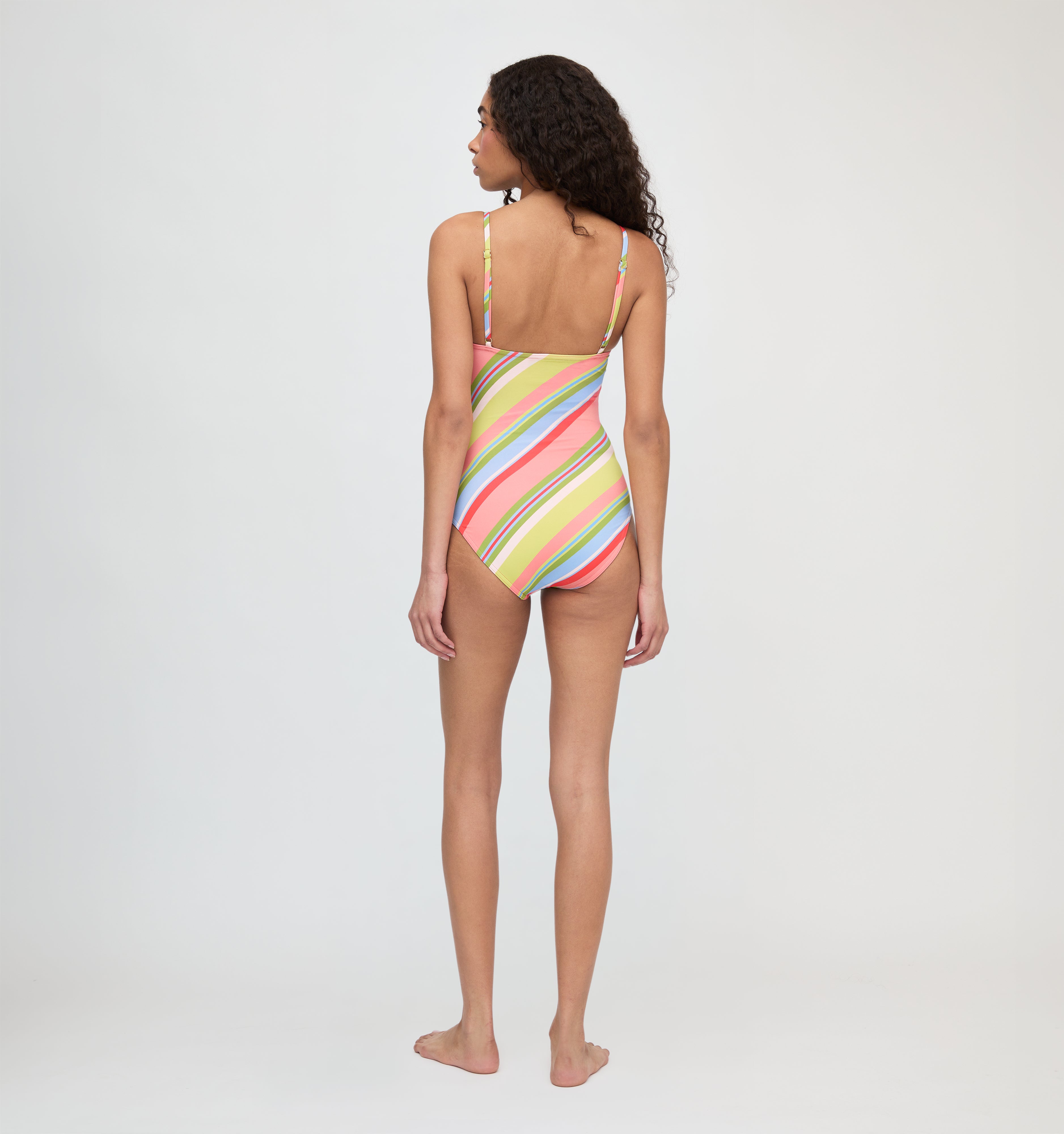 The Giana One Piece - Sherbet Stripe