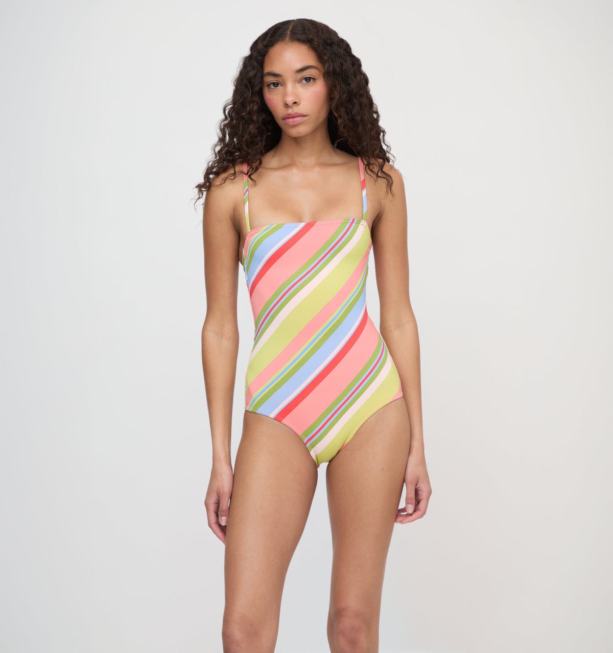 The Giana One Piece - Sherbet Stripe