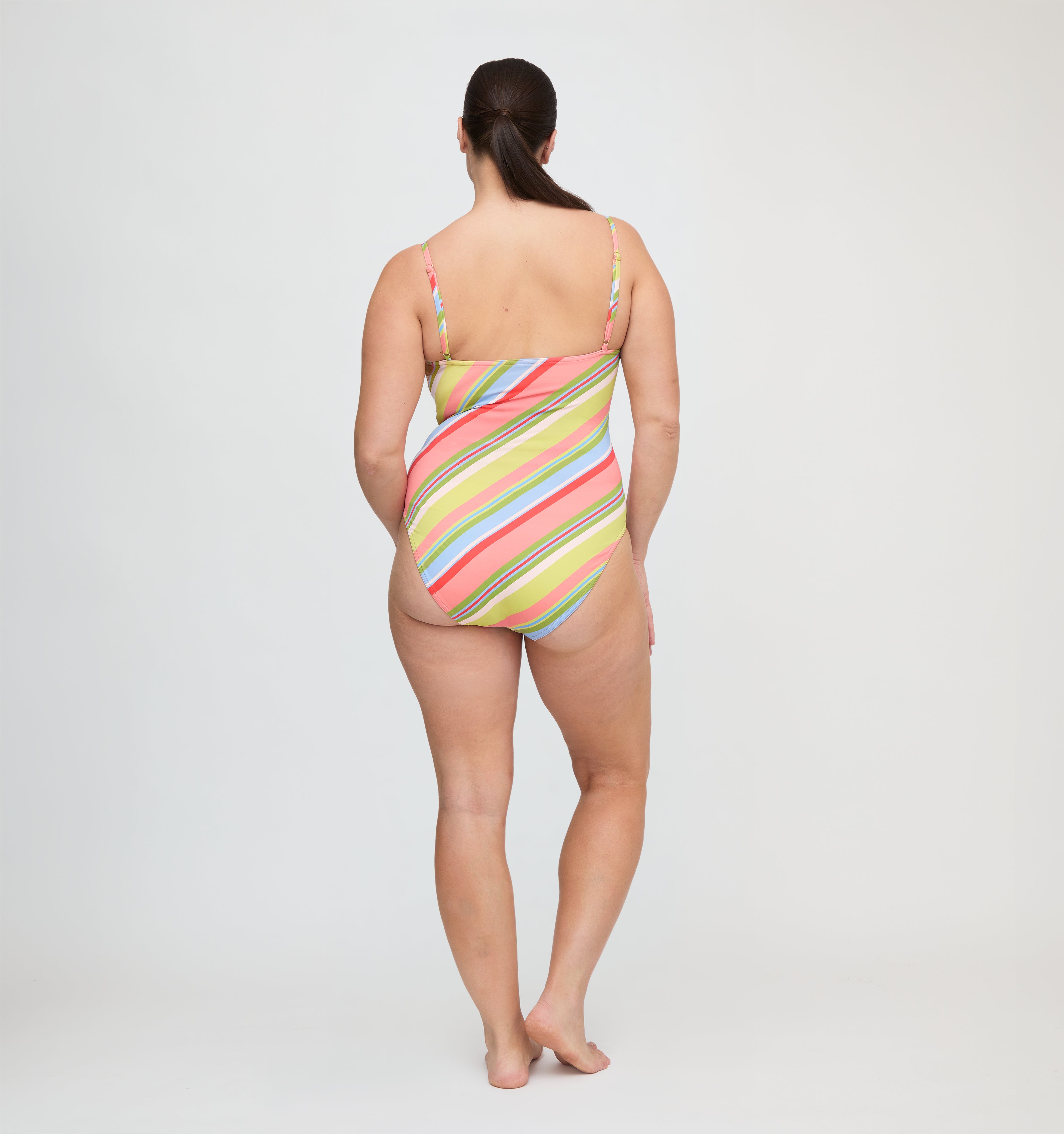 The Giana One Piece - Sherbet Stripe