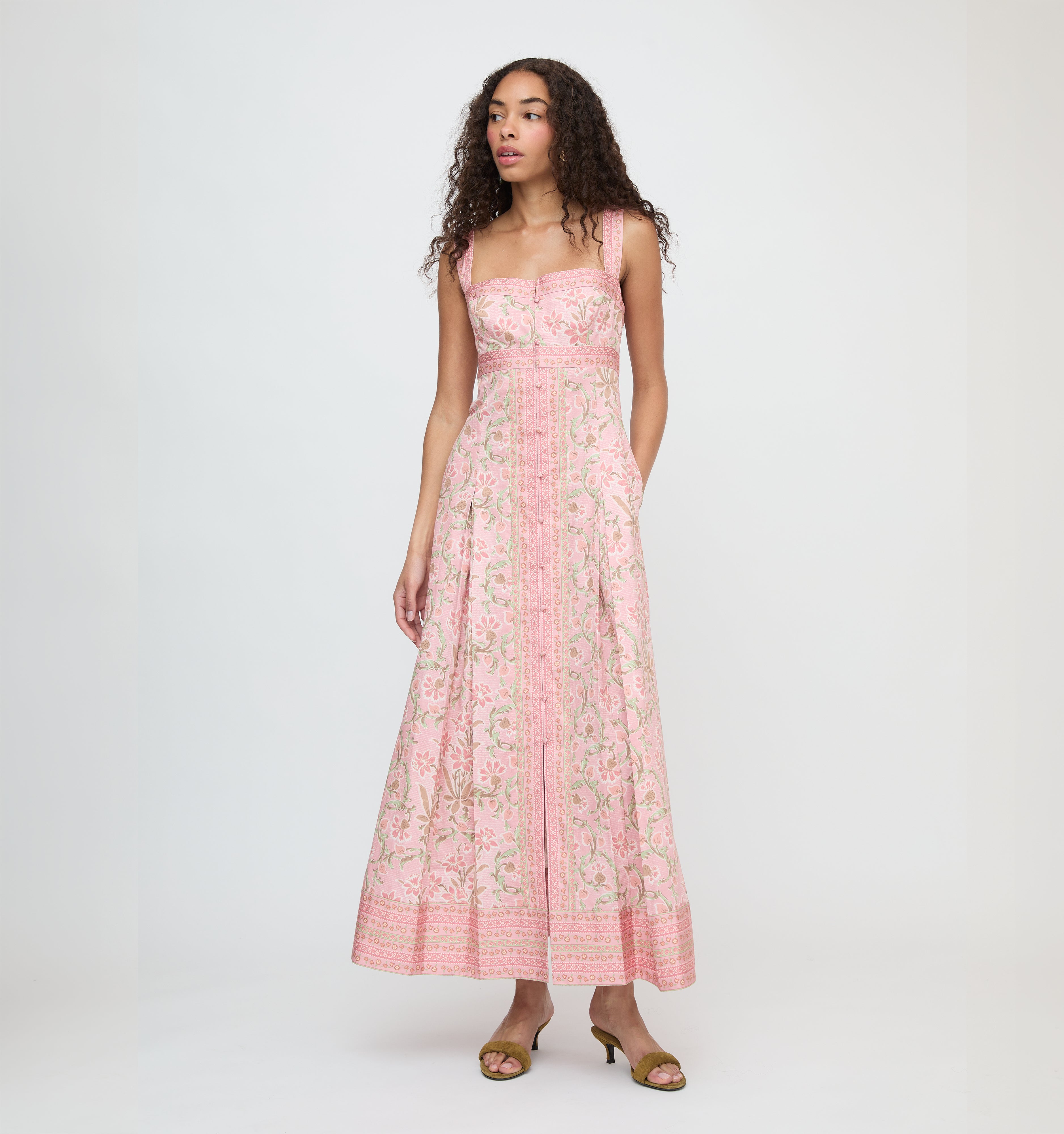 The Hope Dress - Daffodil Brocade