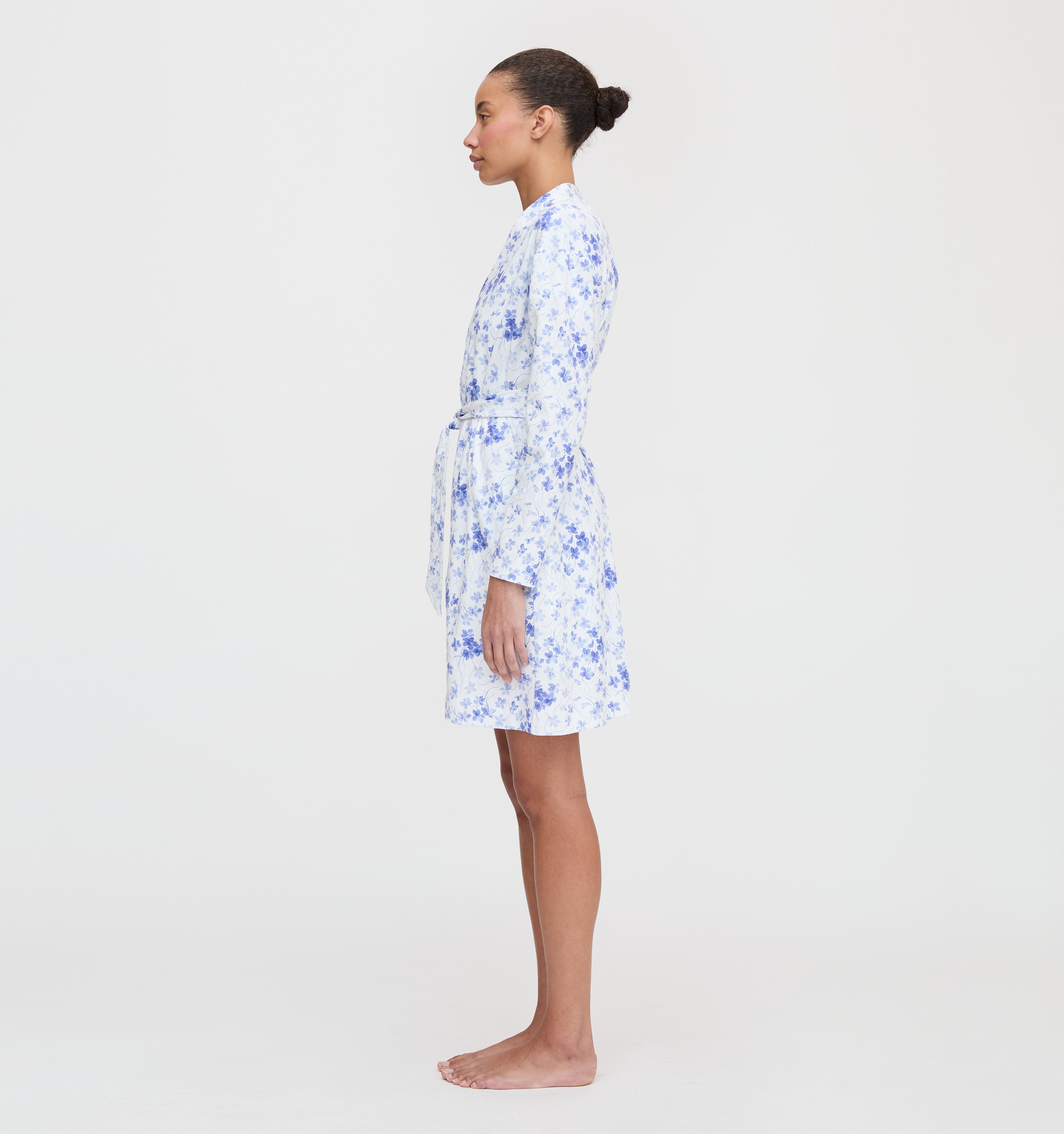 The Ivory Robe - Blue Sweet Peas
