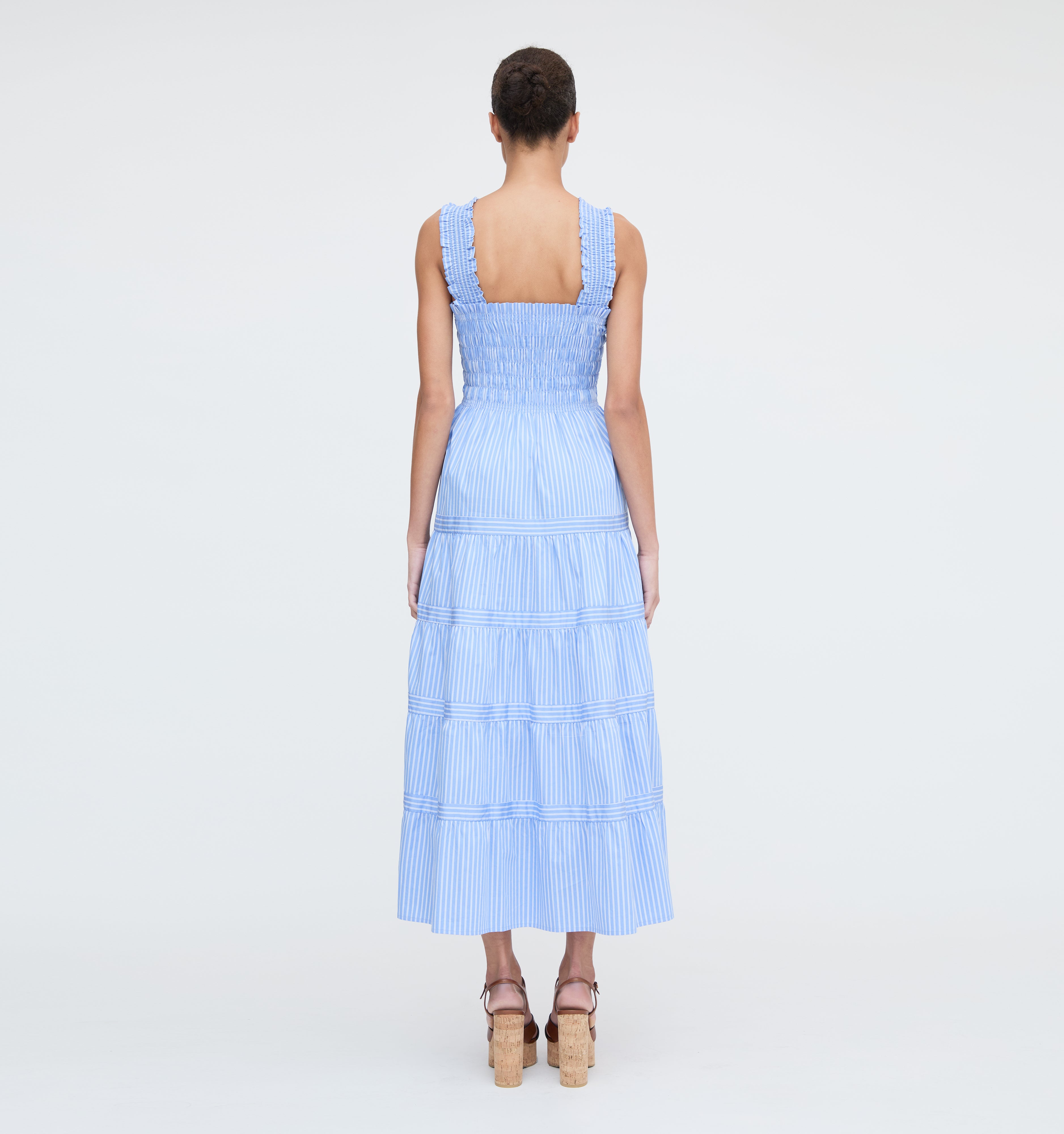 The Kimmy Maxi Nap Dress - Blue Stripe