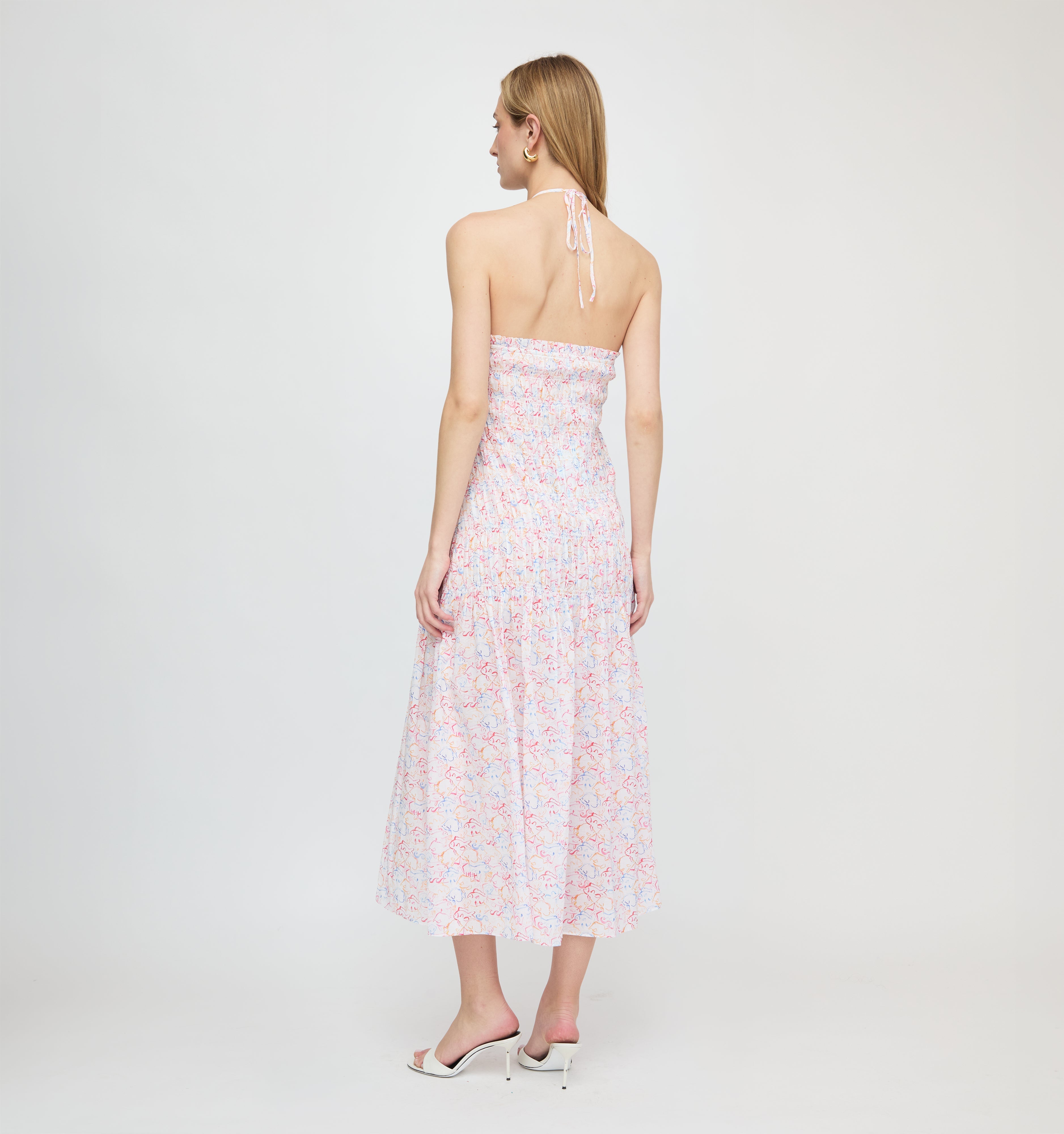 The Lenora Beach Dress - Camo Fish