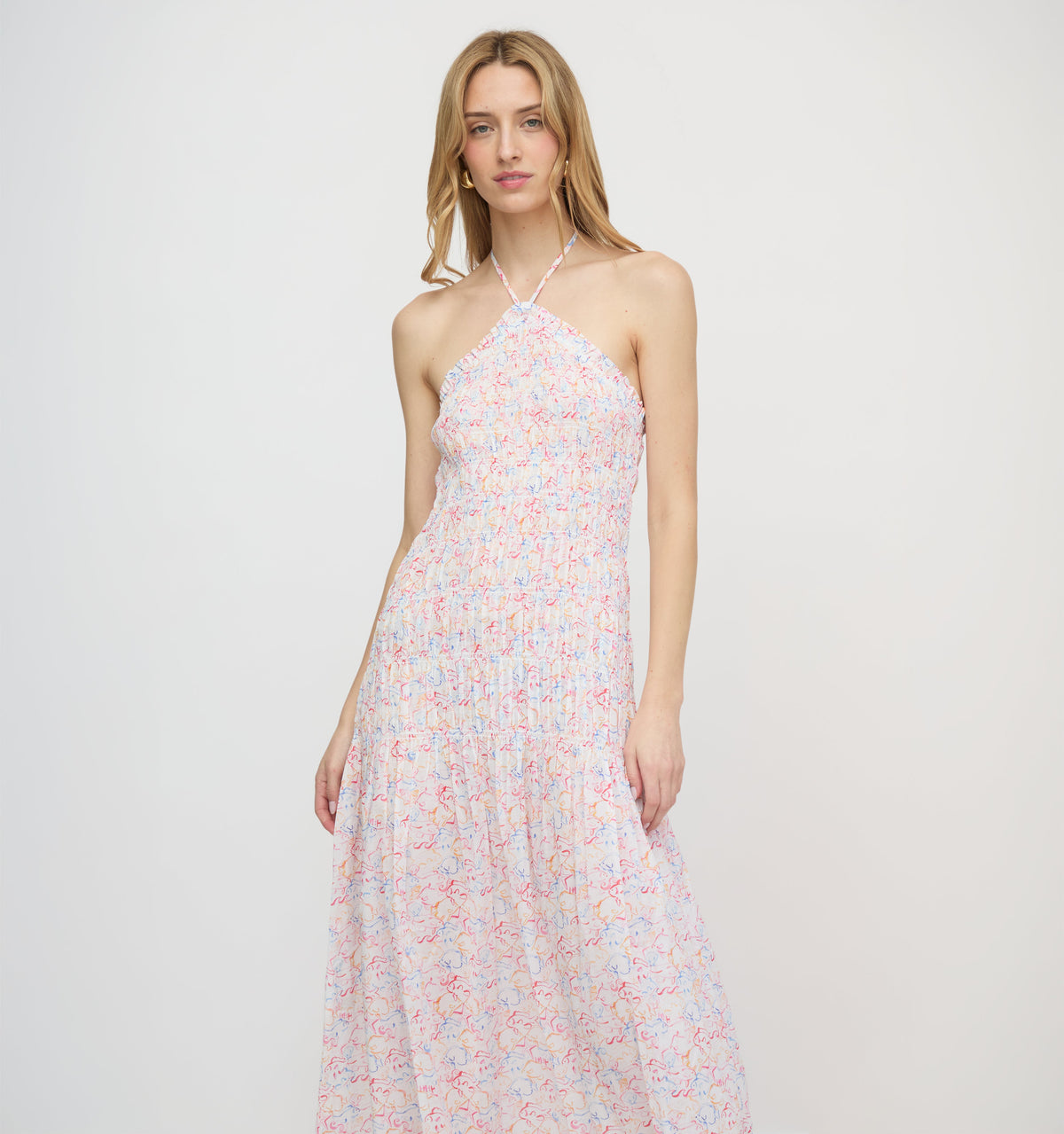 The Lenora Beach Dress - Camo Fish