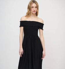 The Marguerite Nap Dress - Black