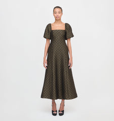 The Matilda Dress - Metallic Brocade