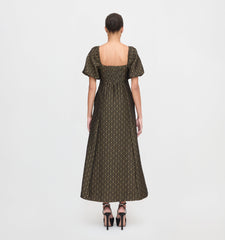 The Matilda Dress - Metallic Brocade