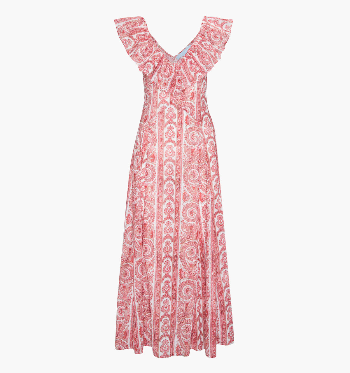 The Milani Dress - Coral Corsica Paisley