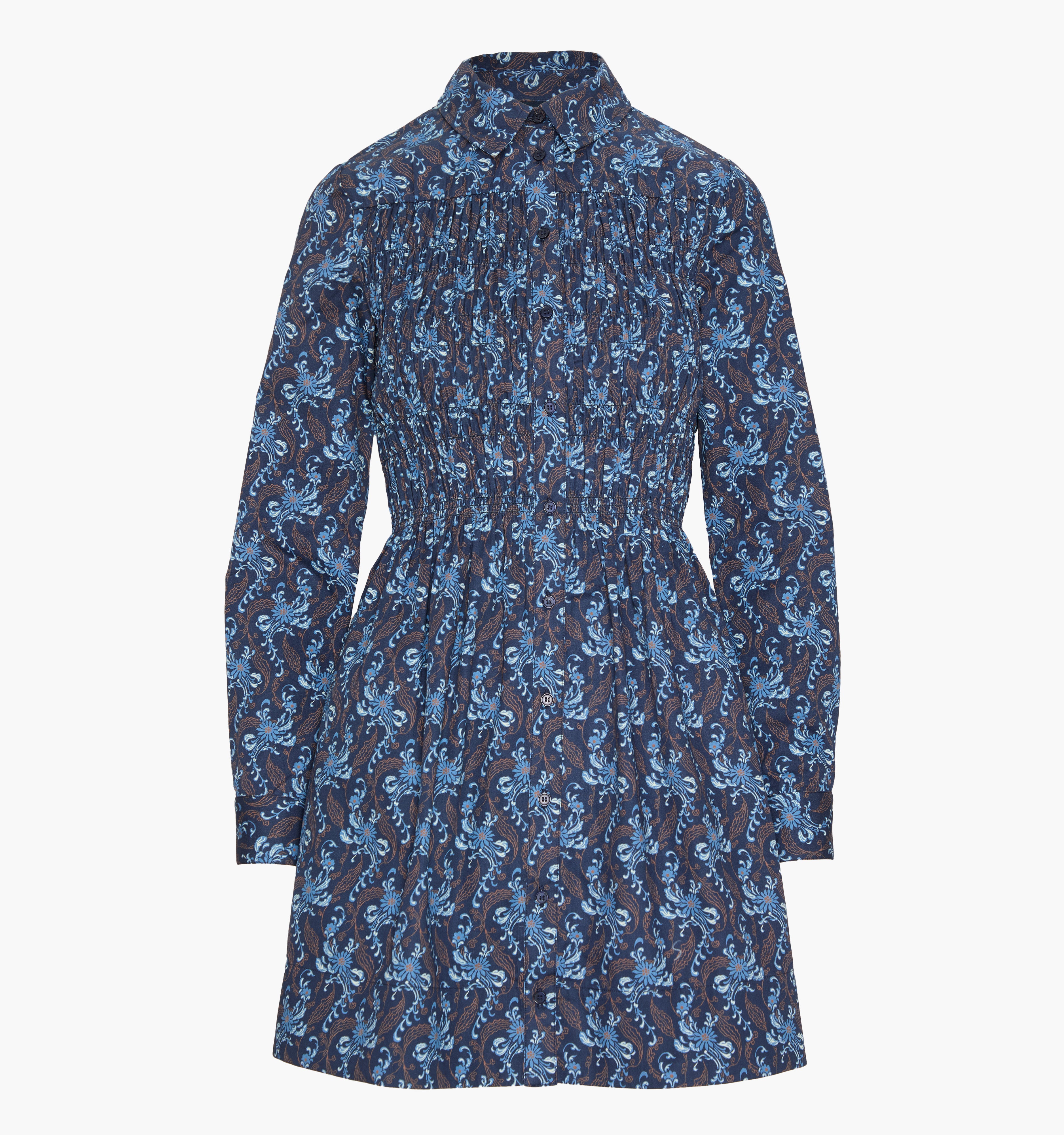 The Mira Dress - Navy Cala Paisley