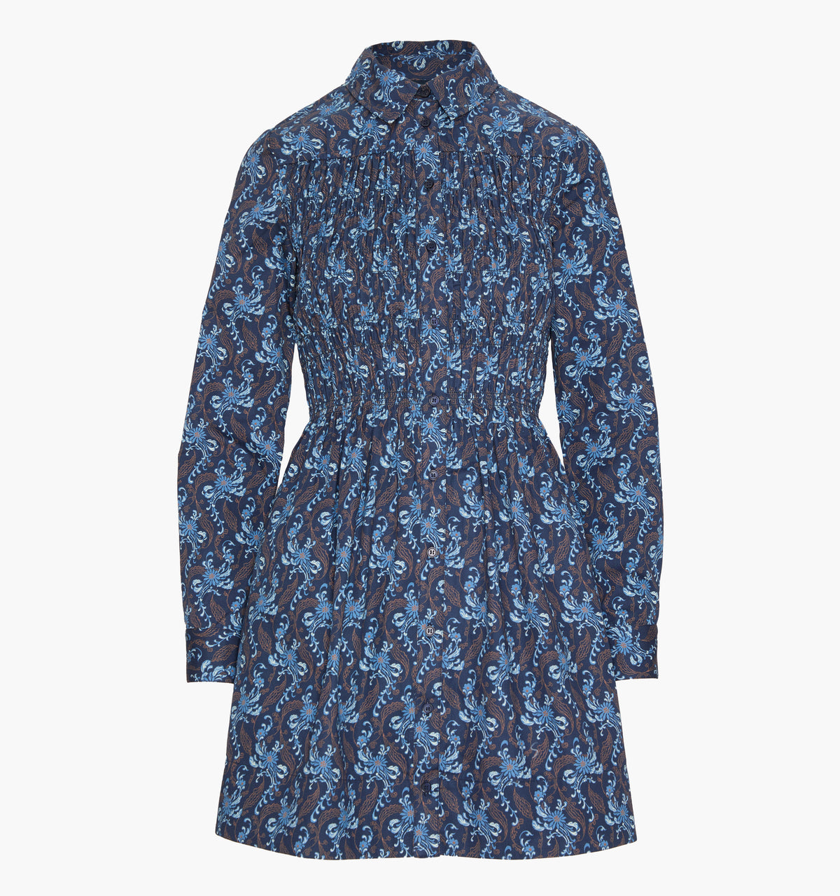 The Mira Dress - Navy Cala Paisley