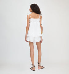 The Jessie Short - White Linen