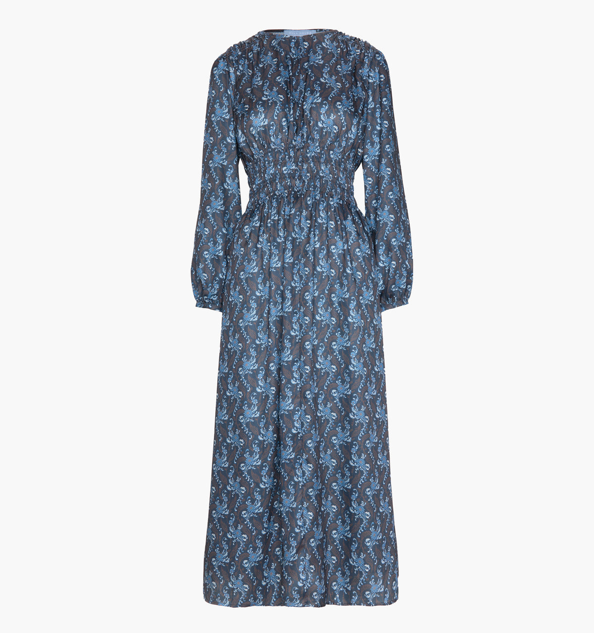 The Rosely Dress - Navy Cala Paisley
