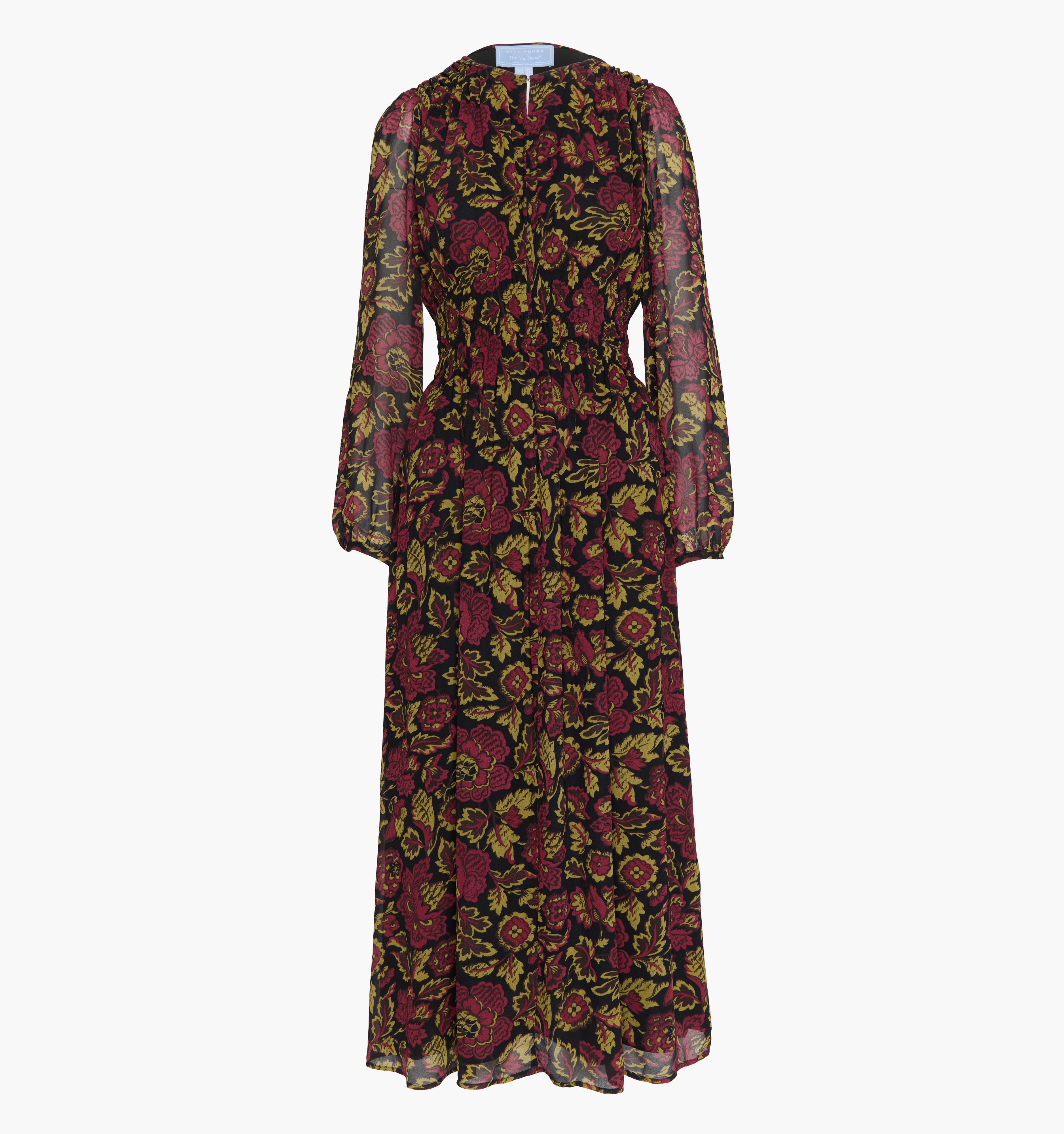 The Rosely Dress - Black Palampore Floral