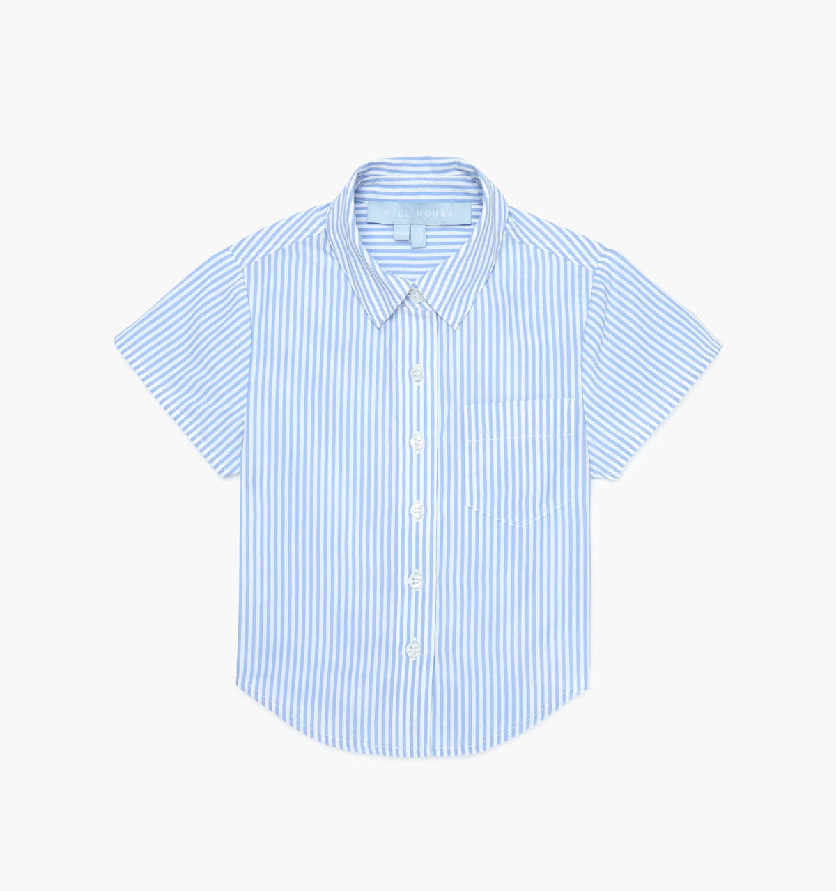 The Baby Beau Shirt - Blue/White Stripe