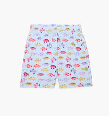 The Baby Julien Swim Trunk - Blue Rainbow Fish
