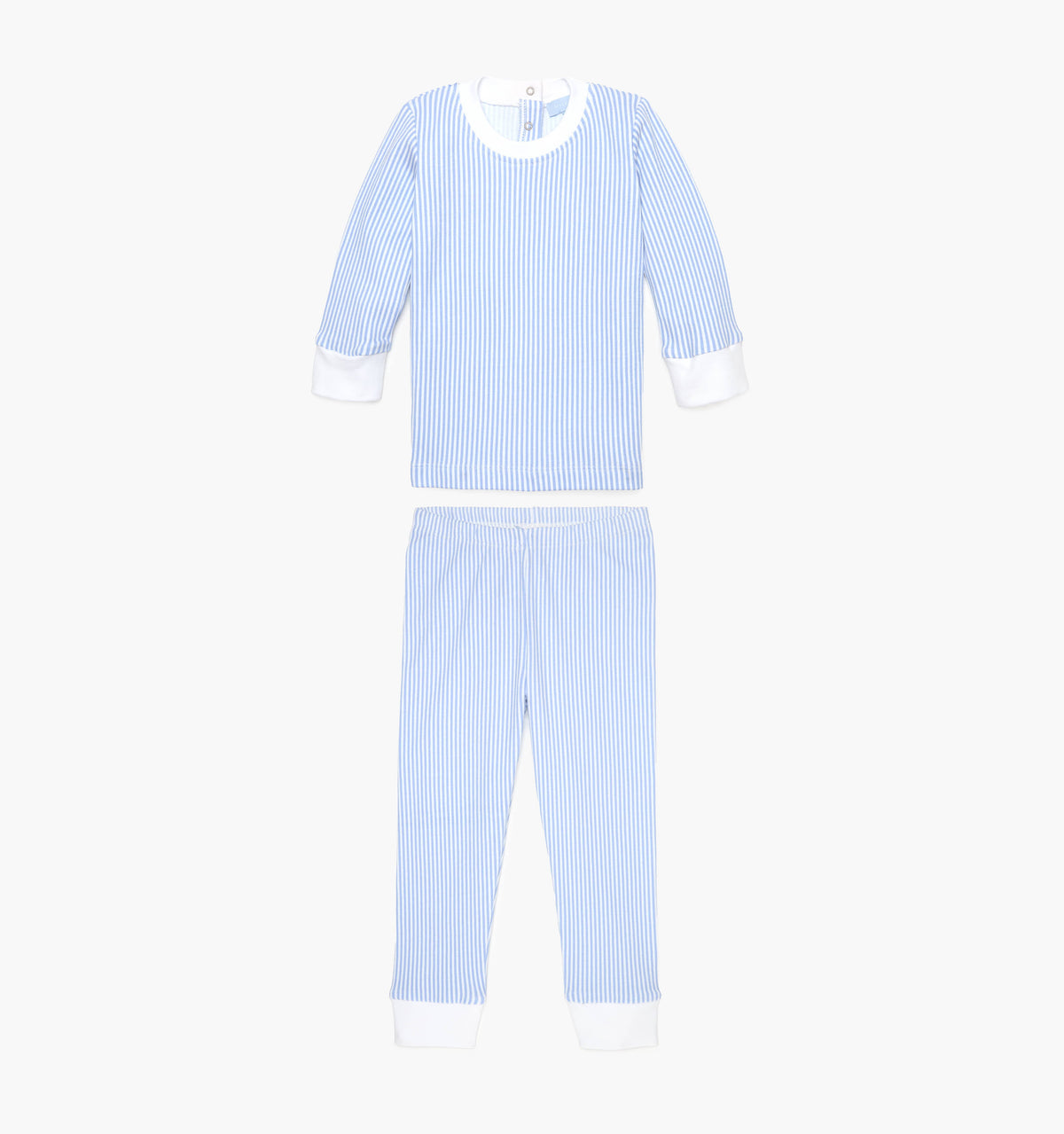 The Baby Sully PJ Set - Blue/White Stripe