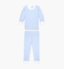The Baby Sully PJ Set - Blue/White Stripe