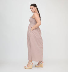 The Ashlyn Nap Dress - Cognac Gingham