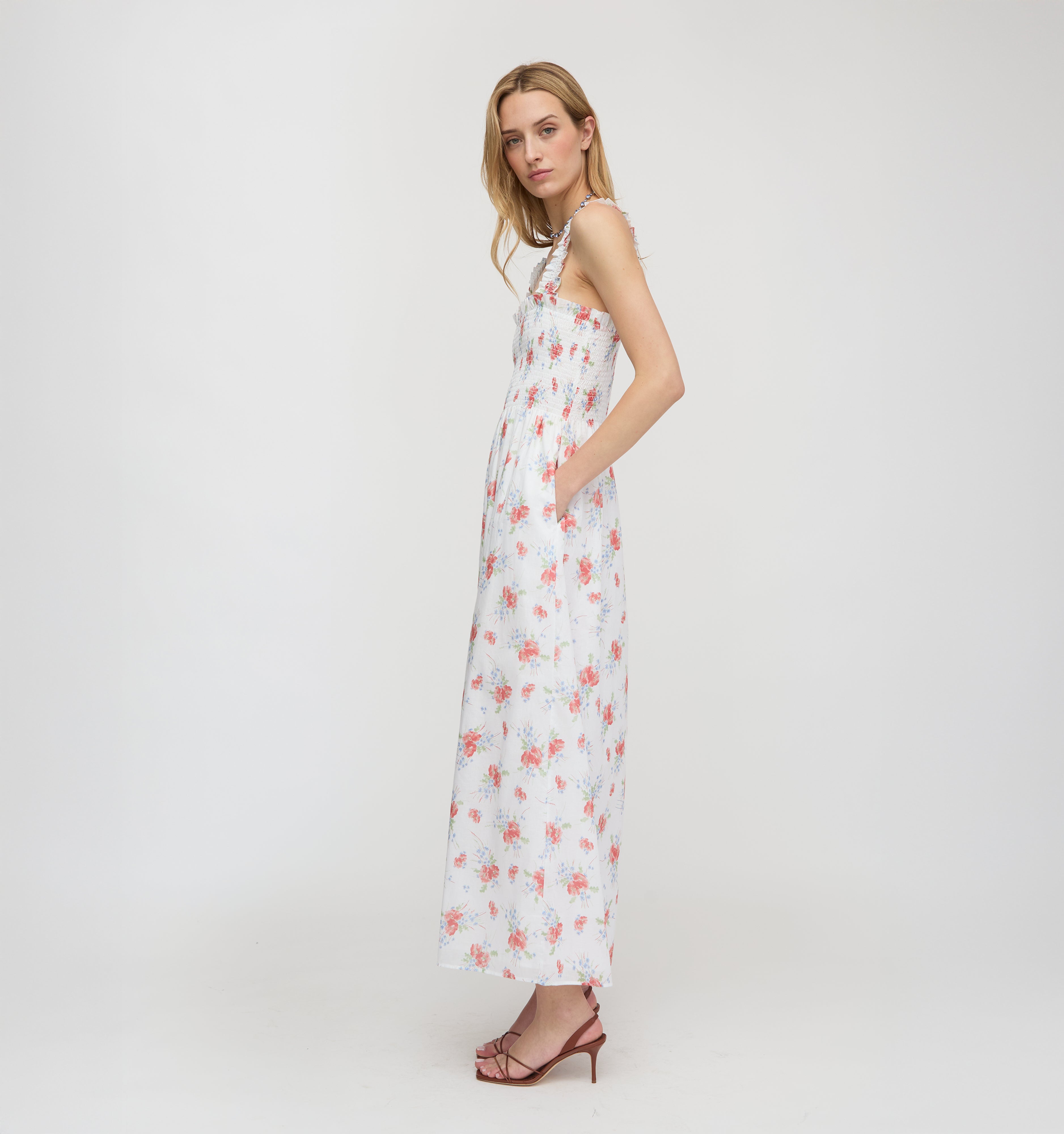 The Ashlyn Nap Dress - Sunburst Blossoms