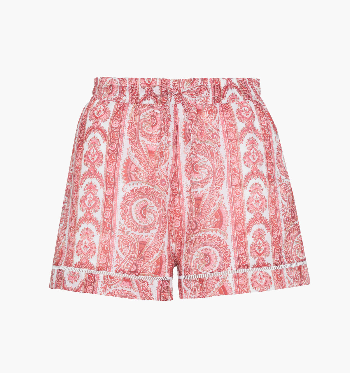 The Audrey Short - Coral Corsica Paisley