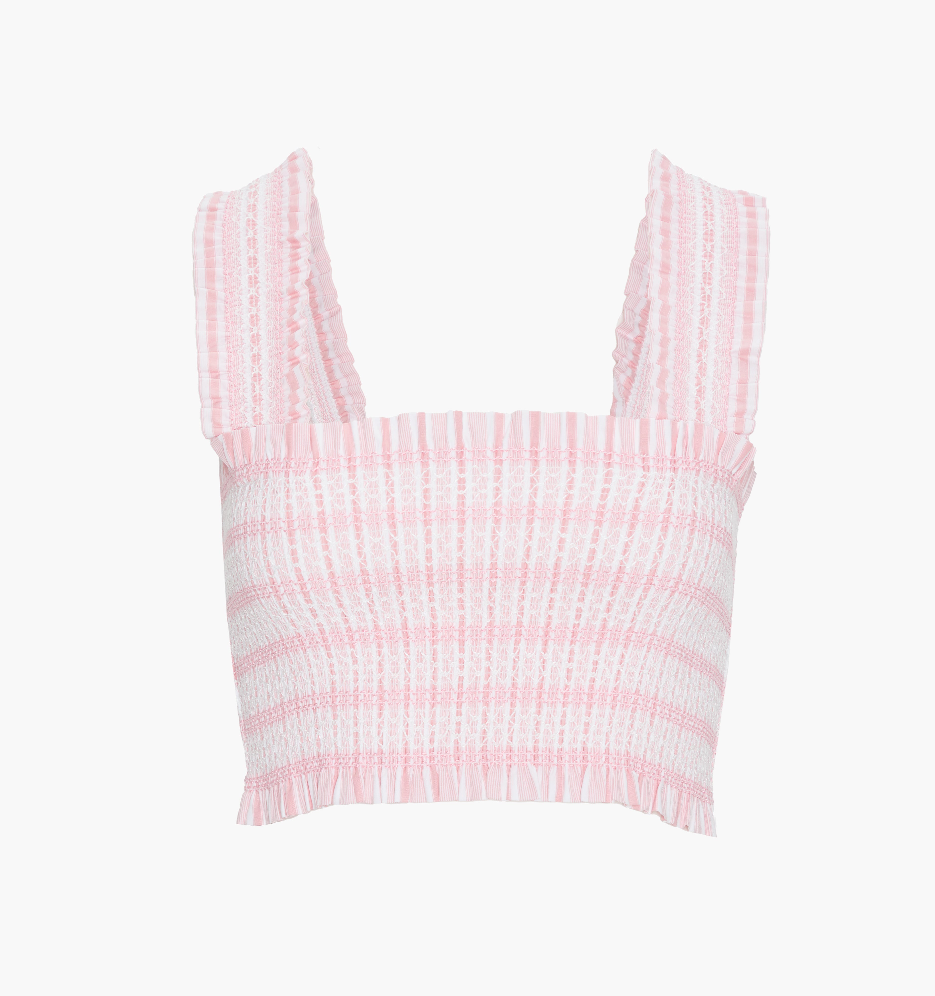The Azalea Nap Top - Pink Variegated Stripe