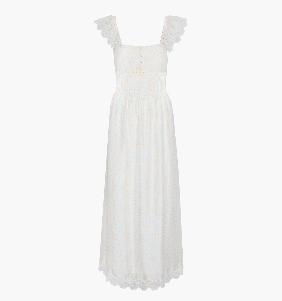 The Beckham Dress - Sand Dot