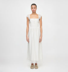 The Beckham Dress - Sand Dot