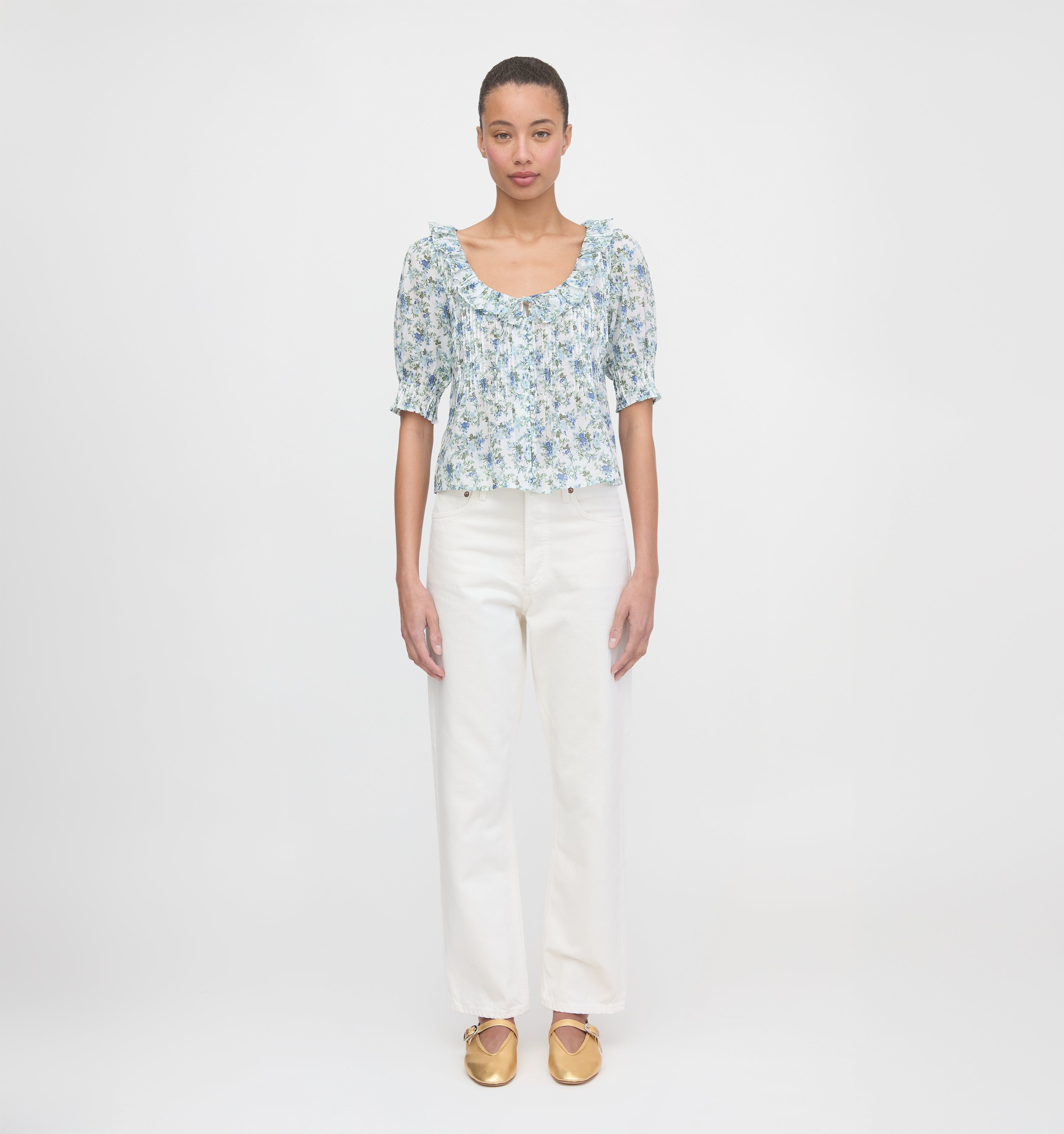The Camri Top - English Daisy