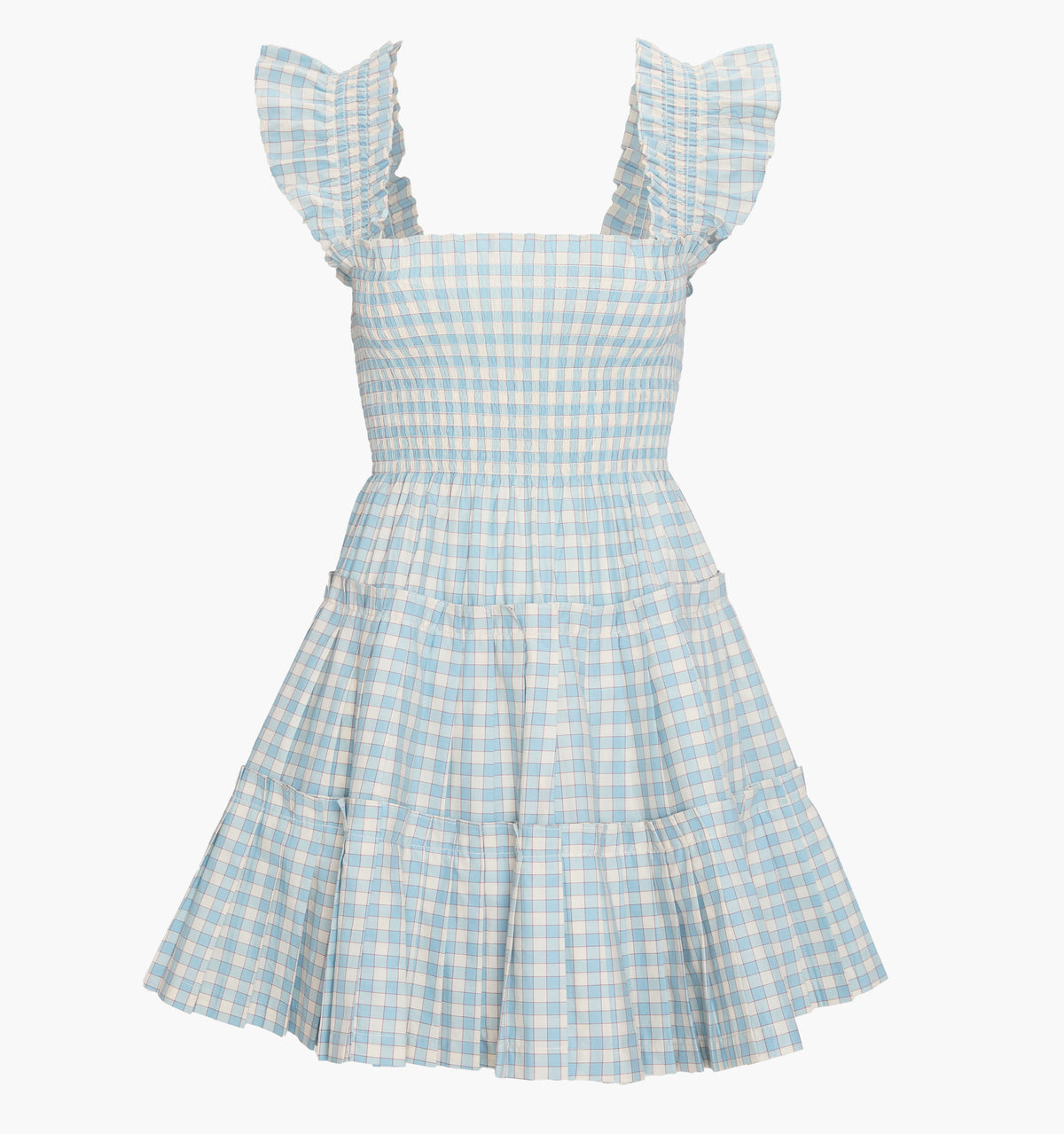 The Charlotte Nap Dress - Blue/Red Gingham