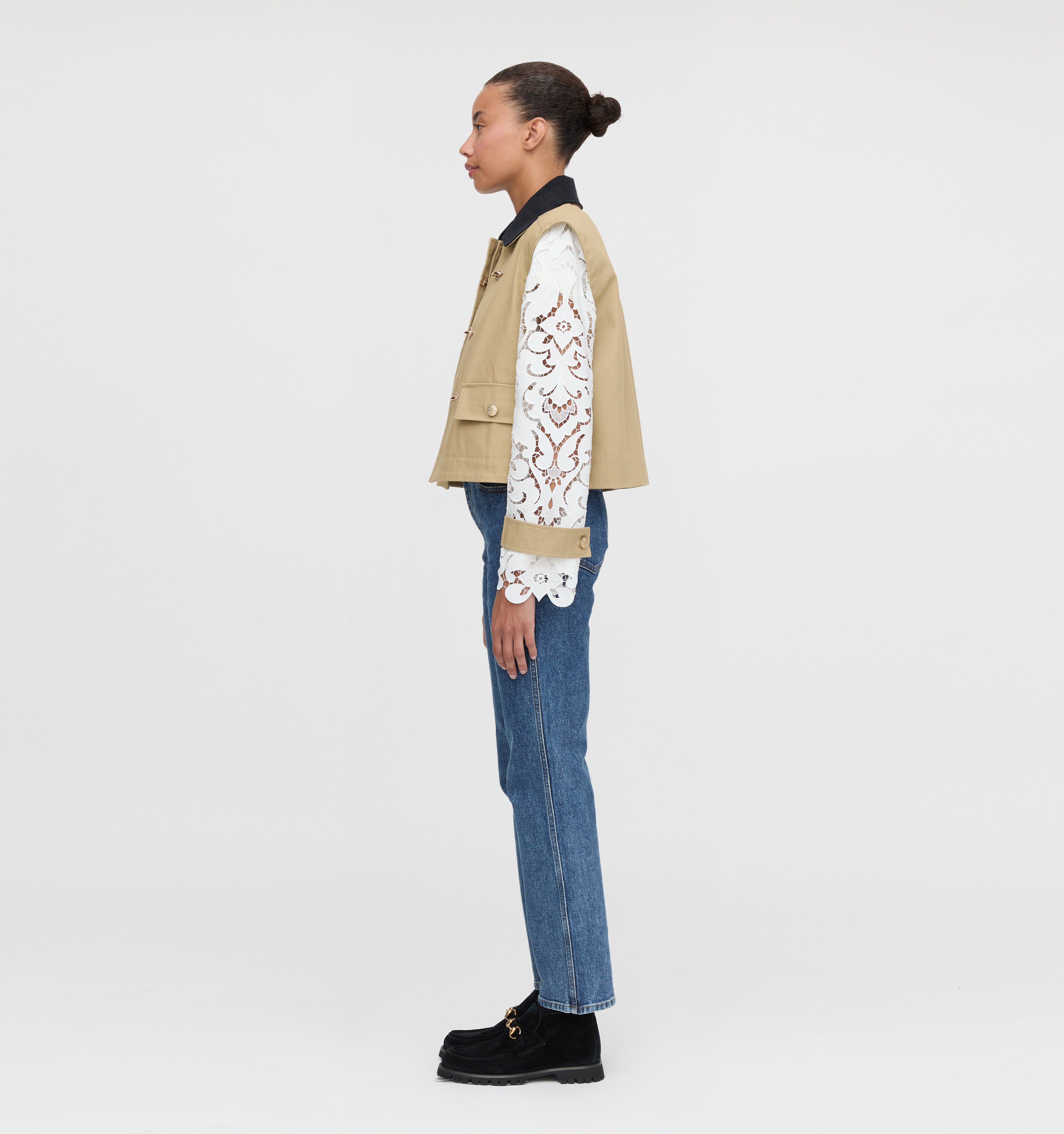 The Clarisse Jacket - Khaki Canvas