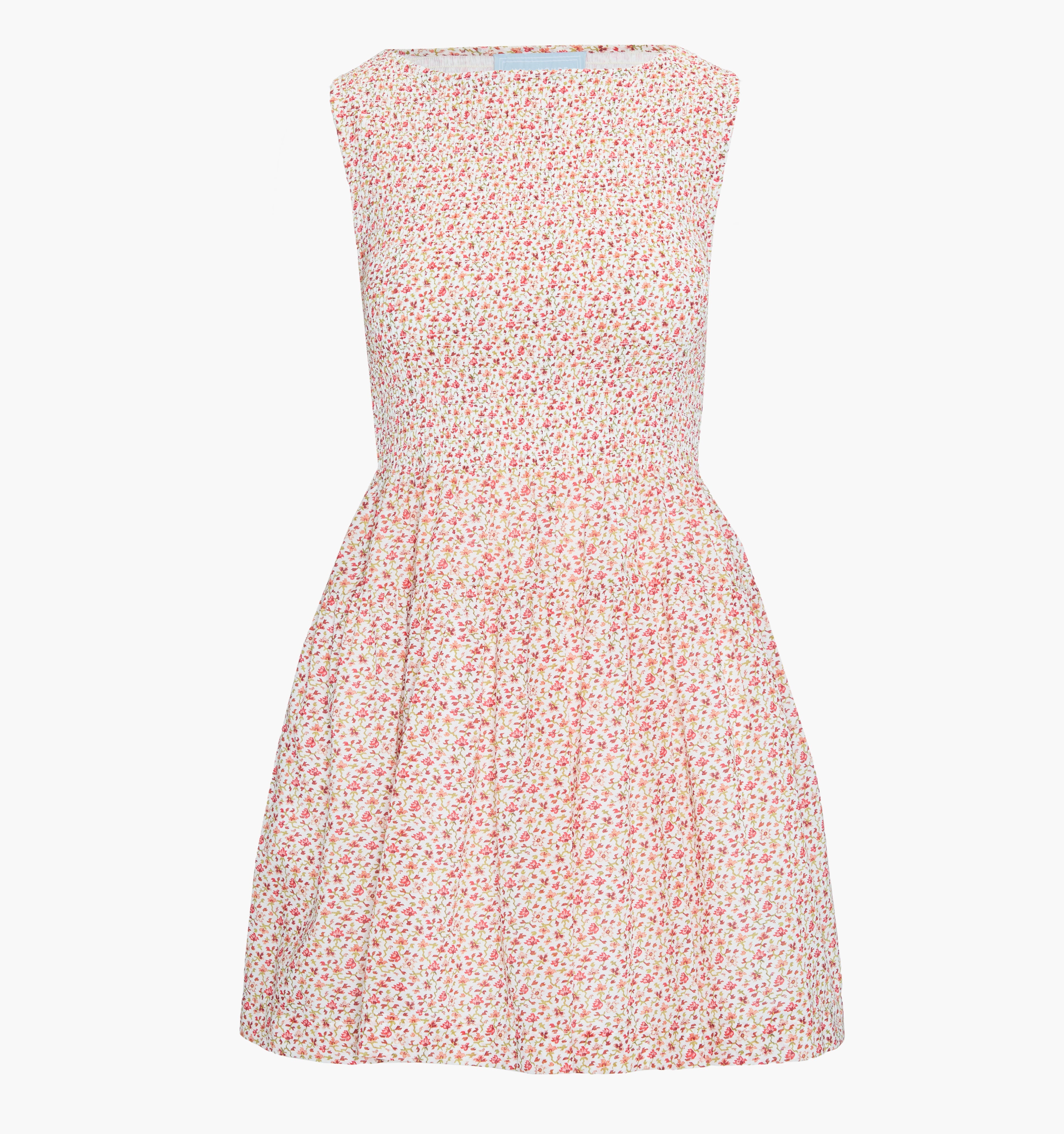 The Cosima Mini Nap Dress - Ivory Geo Ditsy