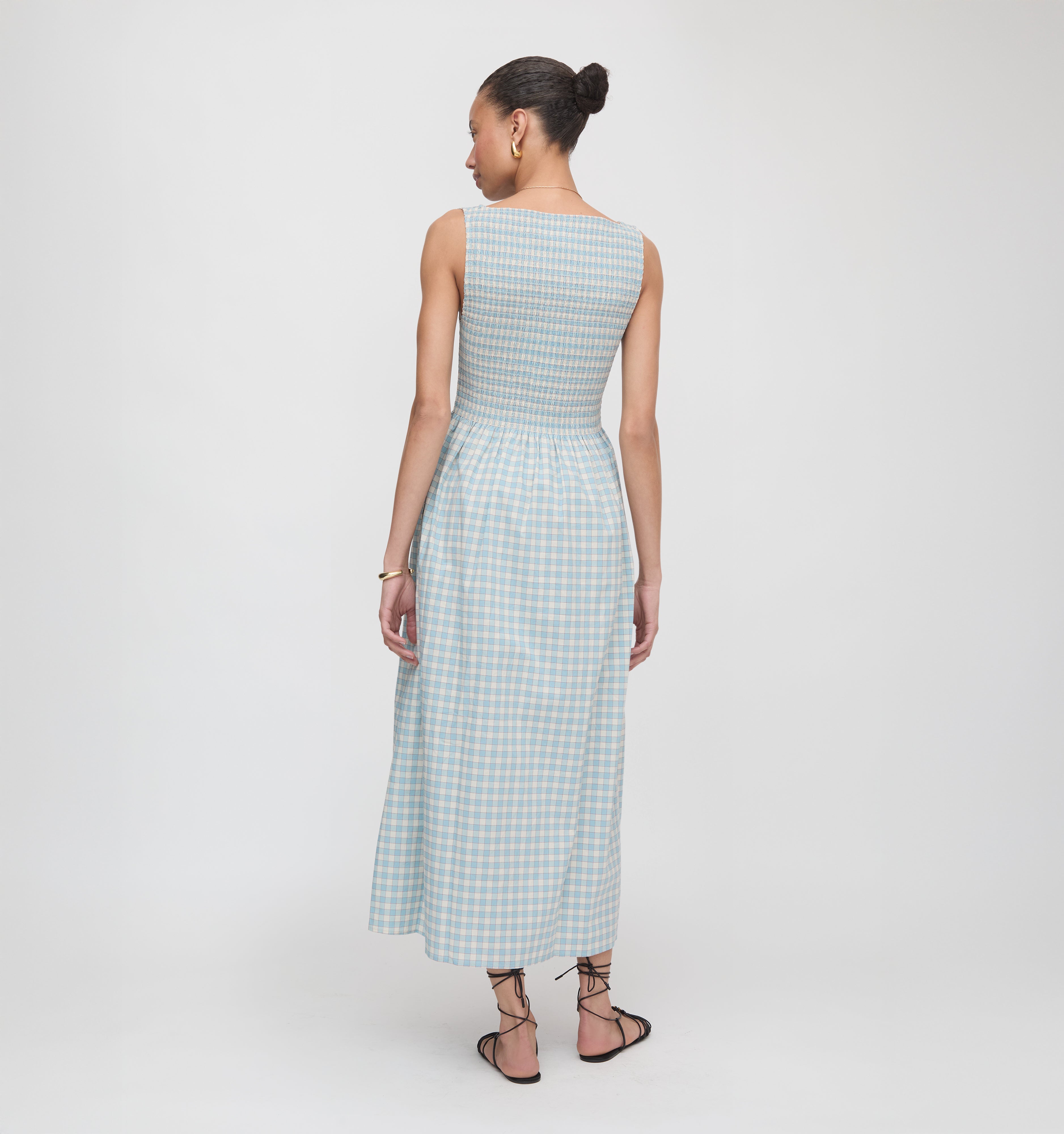 The Cosima Nap Dress - Blue/Red Gingham