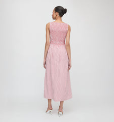 The Cosima Nap Dress - Red Ticking Stripe
