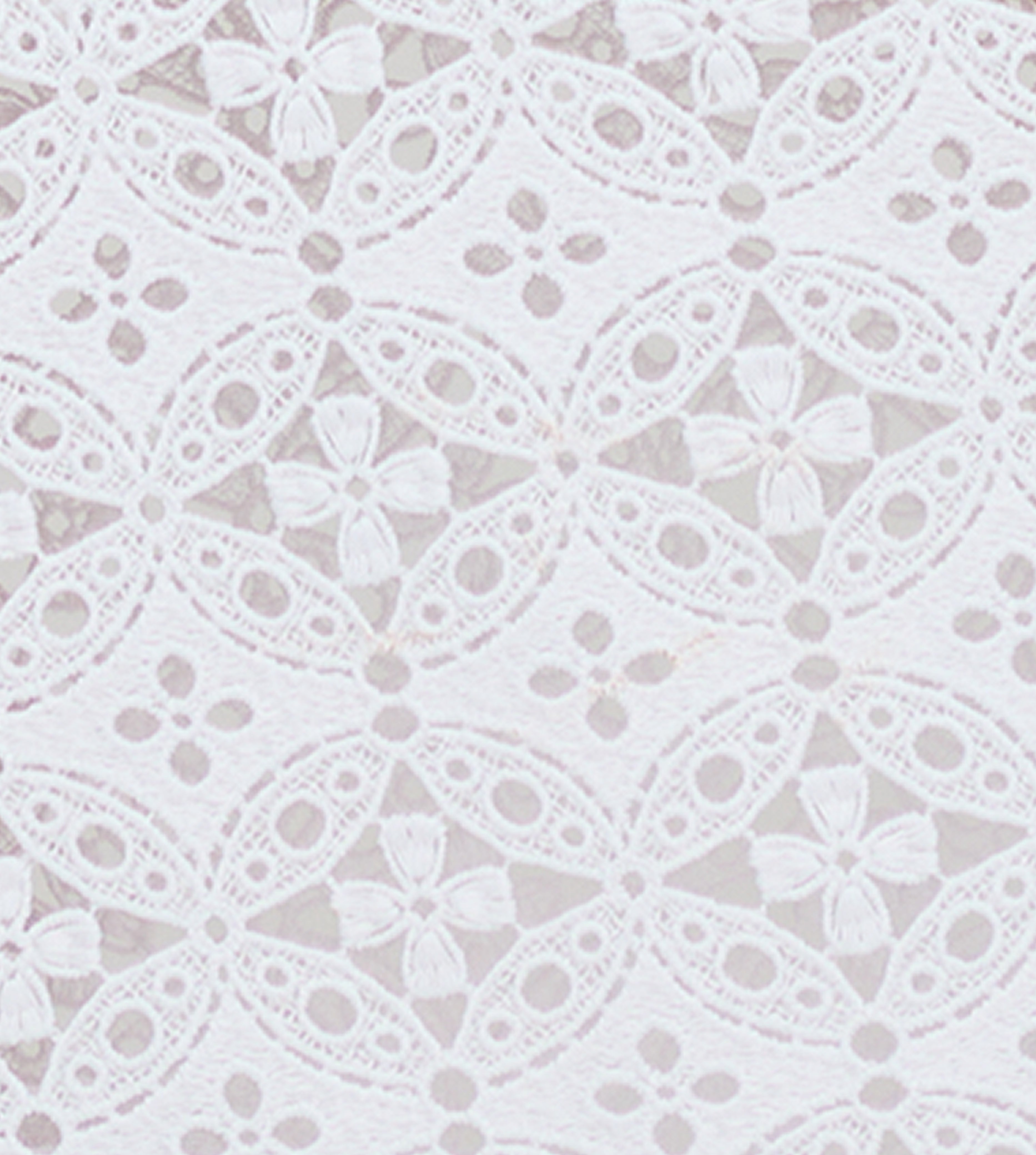 The Darinka Dress - White Medallion Lace